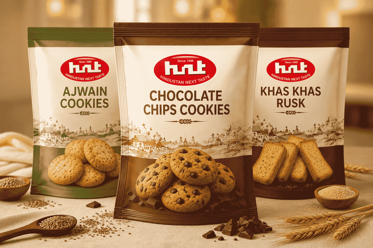 Hindustan Next Taste bakery products and traditional snacks