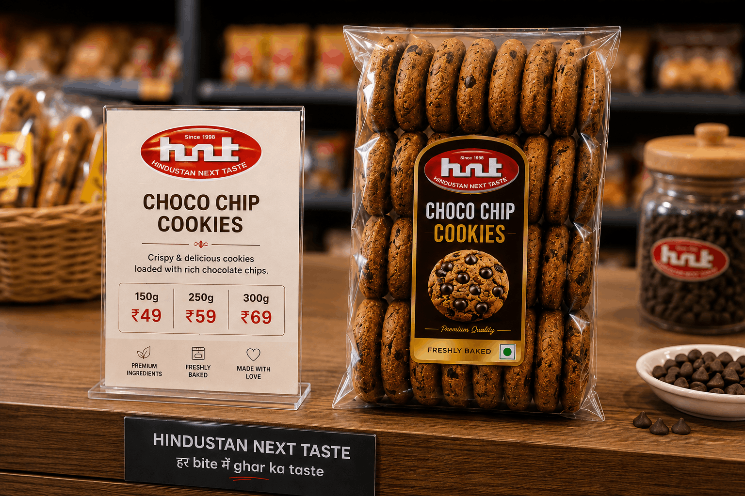 Hindustan Next Taste bakery and snack products