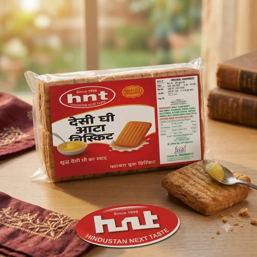 HNT Desi Ghee Atta Biscuit