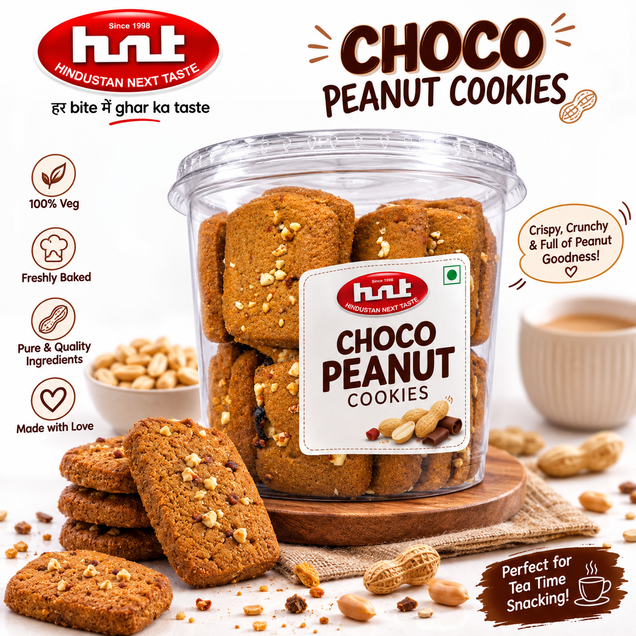 HNT Choco Peanut Cookies